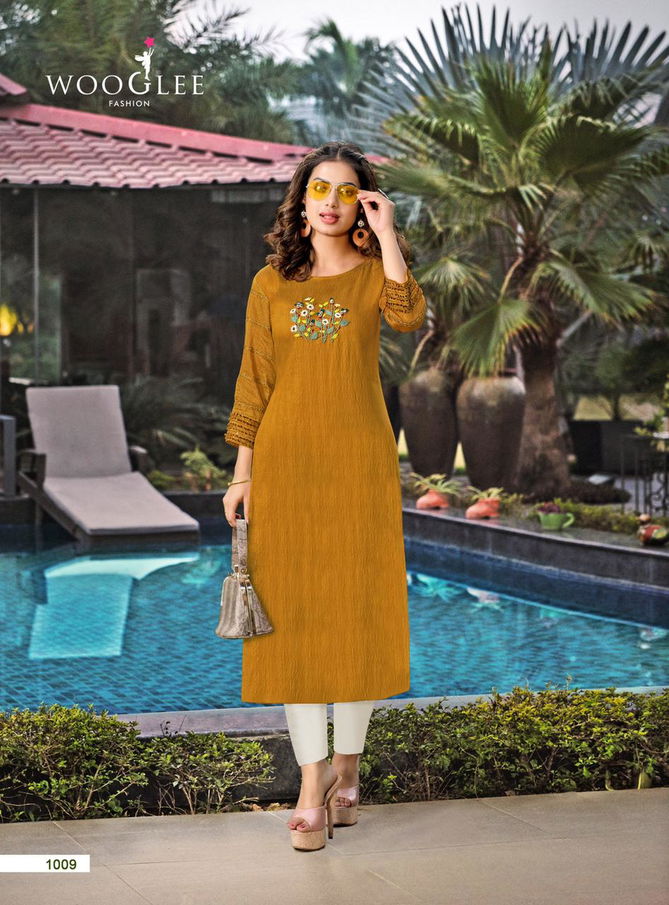 Wooglee Maryam Heavy Designer Ethnic Wear Latest Kurti Collection